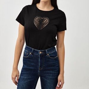 Christopher Kane Heart Cutout Tee Size S
